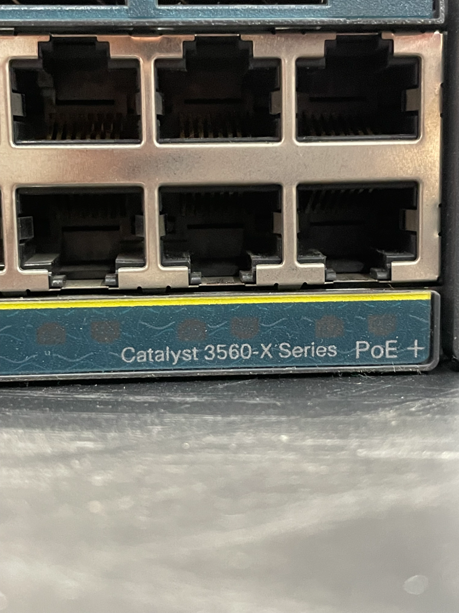 CISCO CATALYST 3560-X SERIES SWITCH w/ NETWORK MODULE – ExcessBid