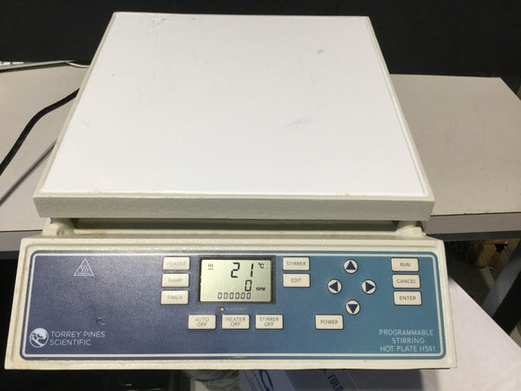 TORREY PINES SCIENTIFIC PROGRAMMABLE STIRRING HOT PLATE