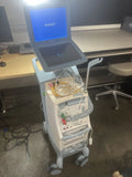 Maquet Cardiosave Hybrid IABP Intra-Aortic Balloon Pump Cart System Powers On