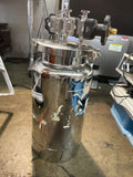 Eagle Stainless 10L 2.6 Gal Sanitary Pressure Vessel 316L Lab Bottle Untested