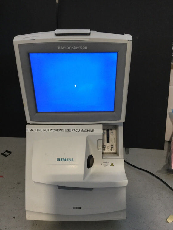 SIEMENS RAPIDPoint 500 ELECTROLYTE AND BLOOD GAS TESTER