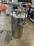 Eagle Stainless 21L 5.5 Gal Pressure Vessel 40 PSI MAWP Halo Cage Untested