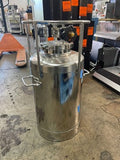 Eagle Stainless 21L 5.5 Gal Pressure Vessel 40 PSI MAWP Halo Cage Untested