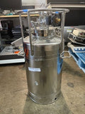 Eagle Stainless 21L 5.5 Gal Pressure Vessel 40 PSI MAWP Halo Cage Untested