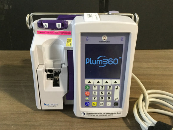 ICU MEDICAL PLUM 360 INFUSER INFUSION PUMP
