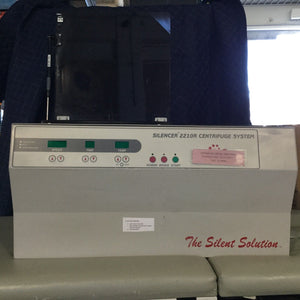 GFMD S2210 SILENCER CENTRIFUGE 4 VIAL BUCKETS NO POWER CORD FOR PARTS