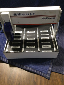 BIO MICRO LAB XL9 TUBE SORTER, AUTOMATED
