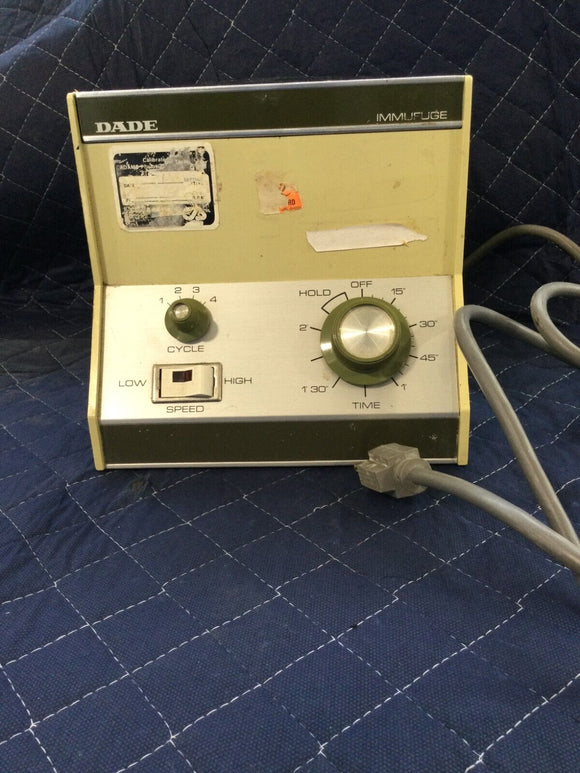 DADE IMMUFUGE CENTRIFUGE 569