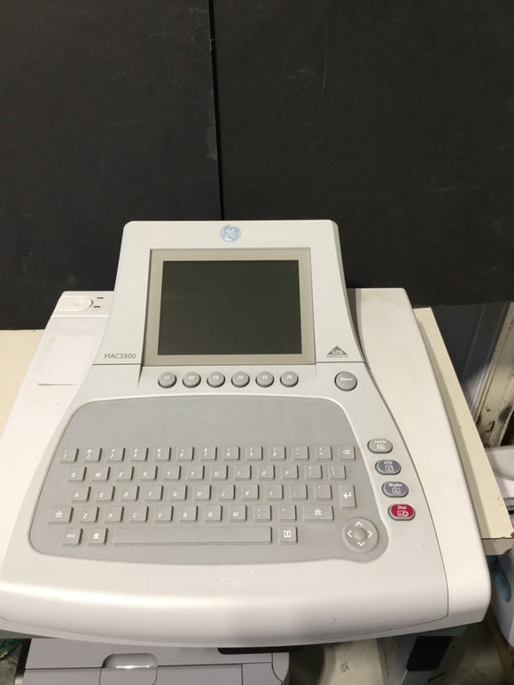 GE MAC 3500 12SL MARQUETTE RESTING ECG / EKG SYSTEM
