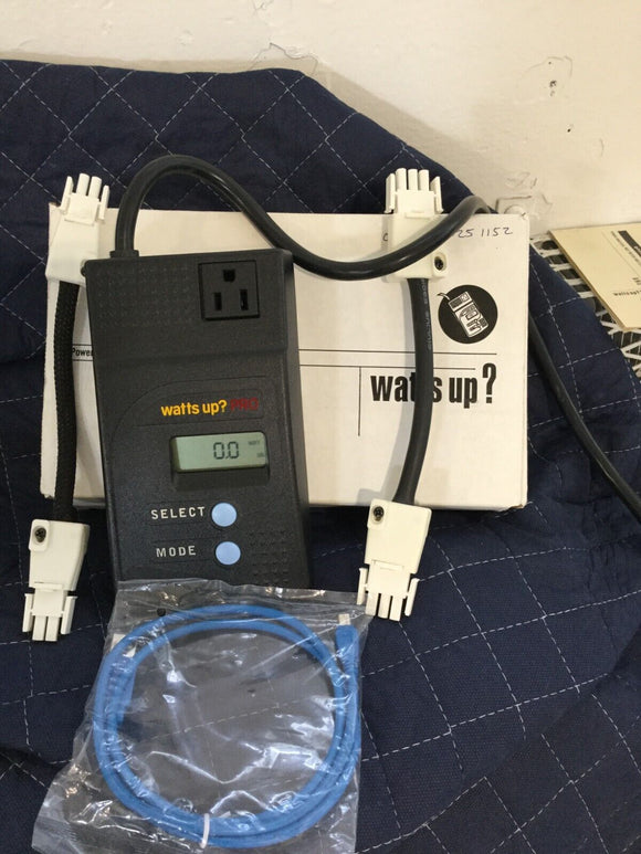 ELECTRONIC EDUCATIONAL WHATS UP? ELECTRICITY WATT METER with Connector and Cable