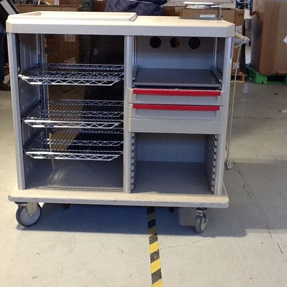 INTERMETRO UTILITY MED CART INTERMEC C05-693 NO POWERCORD HAS WHEEL LOCK