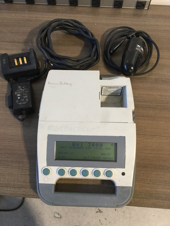 VERATHON DIAGNOSTIC ULTRA SOUND BVI 3000 BLADDER SCAN
