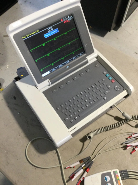 GE MAC 5500 RESTING ECG ANALYSIS SYSTEM W/ LEADS