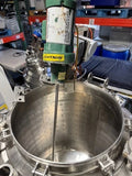 Overly Inc. Nat'l BD 667 400L stainless steel jacketed mixing tank 50 psi