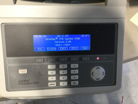 APPLIED BIOSYSTEMS N8050200 GENEAMP PCR SYSTEM 9700