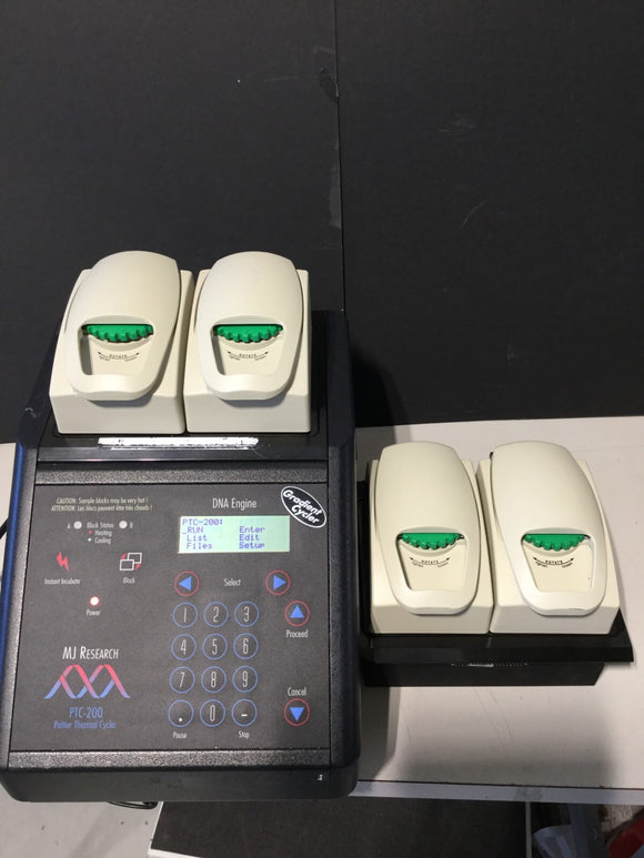MJ RESEARCH PTC-200 PELTIER THERMAL CYCLER DNA ENGINE INCLUDES Extra Alpha Unit
