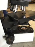 OLYMPUS BX51 MICROSCOPE W/ DUAL OBJECTIVE LENSES