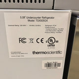 THERMO TSX505GA UNDERCOUNTER REFRIGERATOR CRACKED SCREEN