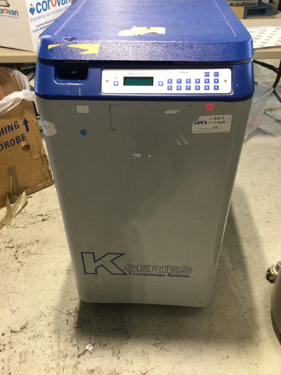 Taylor Wharton Kryos K Series 10K Cryo Nitrogen Storage System UNTESTED