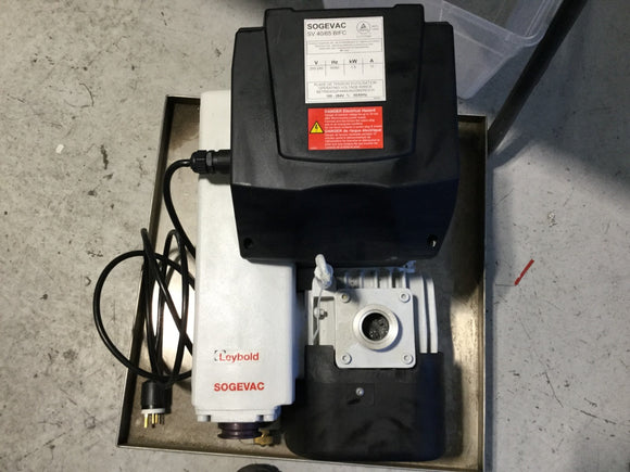 LEYBOLD SOGEVAC ROTARY VAIN PUMP