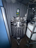 Overly Inc. Nat'l BD 667 400L stainless steel jacketed mixing tank 50 psi