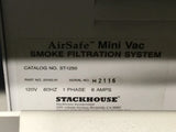 ASPEN LABS 60-5200-001 ELECTROSURGICAL UNIT W/ STACKHOUSE AIRSAFE MINI VAC SMOKE