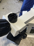 OLYMPUS BX51 MICROSCOPE W/ DUAL OBJECTIVE LENSES