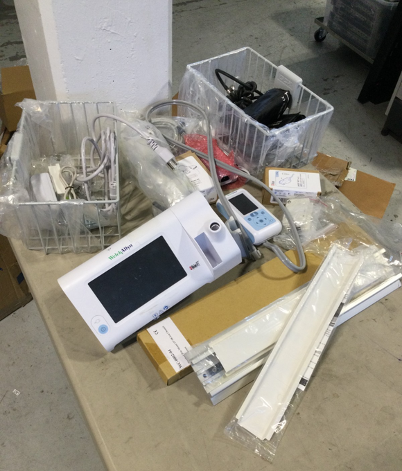 WELCH ALLYN VITAL SIGNS MONITOR CORE 901058 NEEDS ASSEMBLY WHOLE KIT IN BOX