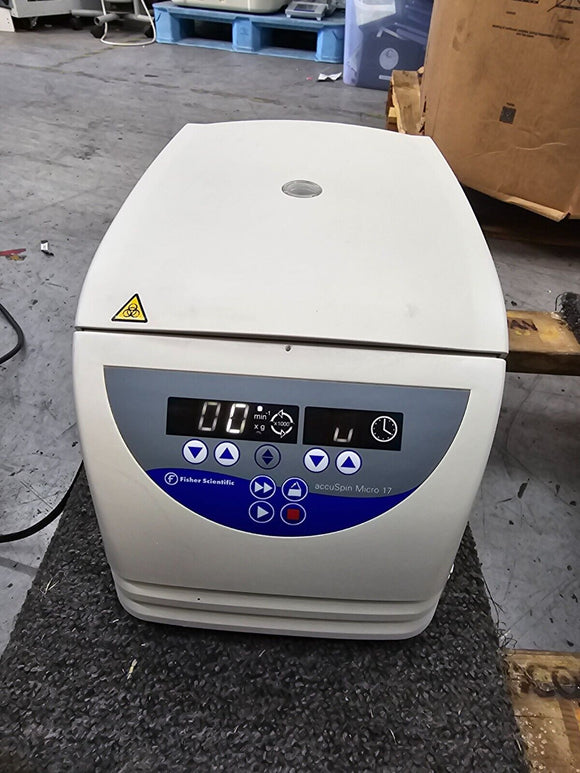 FISHER SCIENFTIFIC ACCUSPIN MICRO 17 CENTRIFUGE - FOR PARTS ONLY