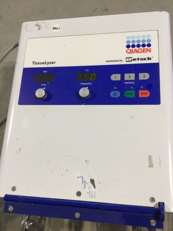 Retsch Qiagen TissueLyser Model #85210 Part 20.742.0004 120V