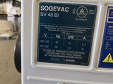 SOGEVAC SV 40 BI VACUUM PUMP UNABLE TO TEST