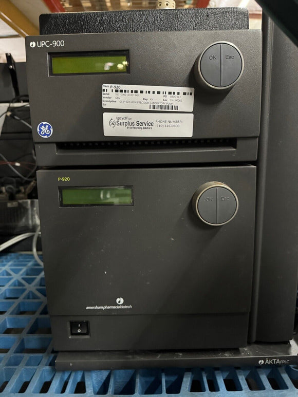 GE P-900 AMERSHAM PHARMACIA BIOTECH AKTA EXPLORER CHROMATOGRAPHY SYSTEM