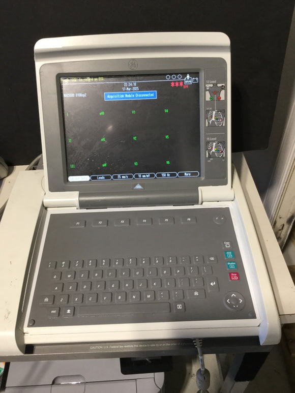 GE MAC 5500 RESTING ECG ANALYSIS SYSTEM FOR PARTS NOT WORKING