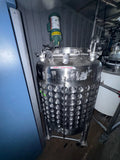 Overly Inc. Nat'l BD 667 400L stainless steel jacketed mixing tank 50 psi
