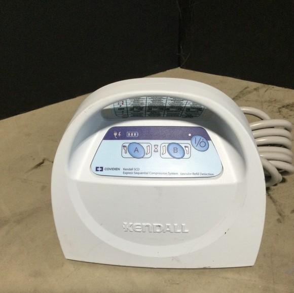 KENDALL SCD EXPRESS SEQUENTIAL COMPRESSION SYSTEM VASCULLAR REFILL DETECTION