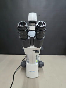 VWR 76317-470 Basic Inverted Trinocular Microscope Powers On