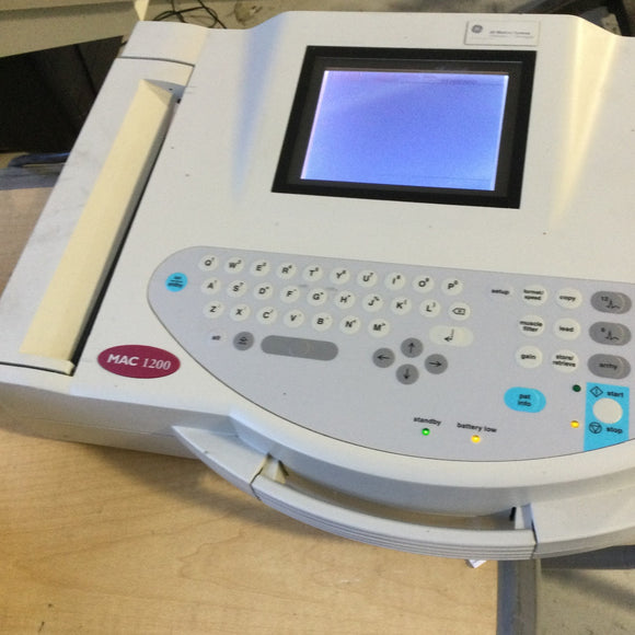 GE MAC 1200 INTERPRETIVE EKG MACHINE
