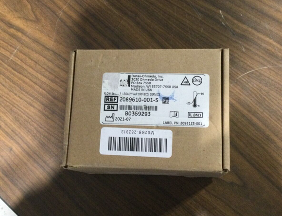 DATEX-OHMEDA FLOW SENSOR LEGACY VAR ORF BCG NEW OPEN BOX